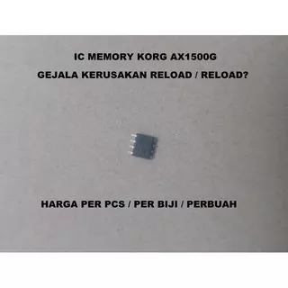 ic untuk kerusakan reload korg ax1500g ic memory korg ax1500g ax1500