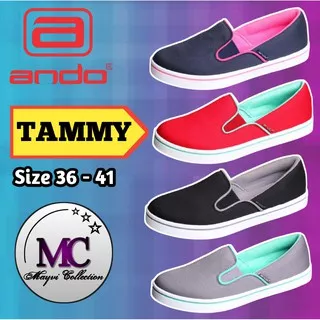 SEPATU ANDO TAMMY - SEPATU SLIP ON ANDO - SLIP ON CEWEK BRAND ANDO ORIGINAL