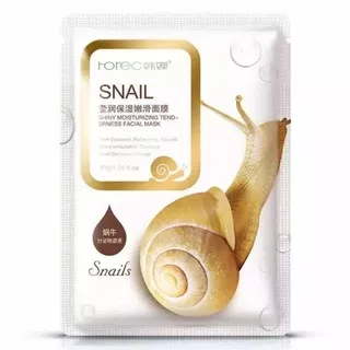 HChana Snail sheet Mask / Rorec snail Mask masker snail