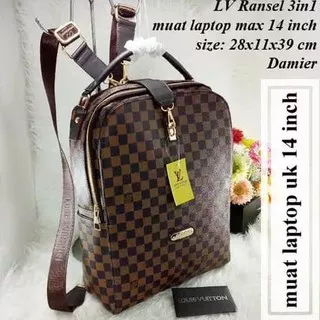 Jual BIG SALE ! RANSEL LV PREMIUM TAS PUNGGUNG REST RANSEL IMPORT RANSEL  LAPTOP