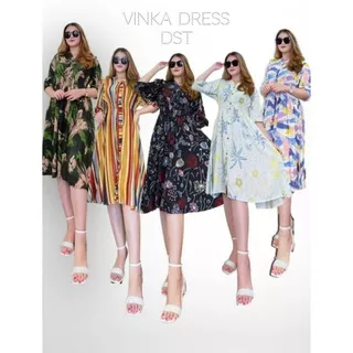 COD || READY STOCK VINKA DRESS BY DST