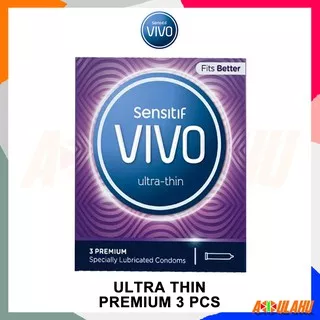 VIVO Ultra Thin - Kondom Condom Kontrasepsi (Lebih Tipis) - alat kontrasepsi dijamin privasi!