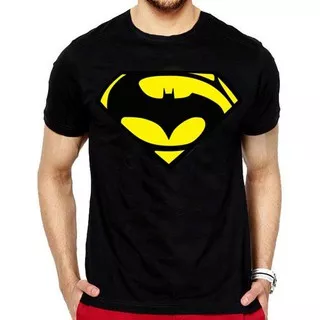 Kaos Tshirt Baju Obral Murah Combed 30 Distro Superman x Batman polos custom indonesia pria wanita unisex keren kata kata lucu unik anak dewasa cod atasan cowok cewek laki laki perempuan lengan pendek t shirt super man bat DC Comics superhero komik Gotham