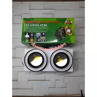 Lampu LED FOGLAMP ANGEL EYES 89MM - LED FOG LAMP ANGEL EYES UNIVERSAL Mobil 3,5 inch lampu kabut