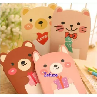 NOTE BOOK MINI CUTE MOTIF LUCU MINI NOTE BOOK MOTIF BEAR