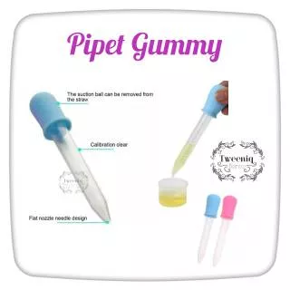 Pipet Gummy / pipet tetes ASI obat bayi anak 5ml Baby medicine feeder TERMURAH