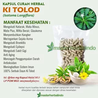 KITOLOD 100 Kapsul Curah Herbal Mata Minus Glaukoma Katarak Anti Aging