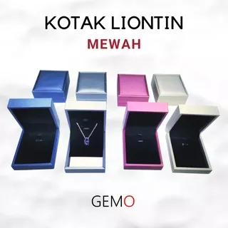 Kotak Liontin Anting Mewah Tersedia Empat Warna Box Kalung Perhiasan Tempat Jewelry Murah Cocok Untuk Gift / Hadiah, Lamaran, Mahar Pernikahan, Hantaran Tunangan, Seserahan Pernikahan