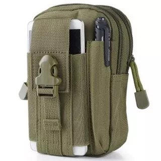 Tas Pinggang Selempang Pria Mini Tactical Waistbag Army Look OMFB69AG