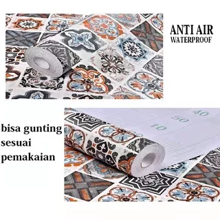 Wallpaper Stiker Lantai Untuk Dinding Tebal Perekat Diri Toilet Tahan Air Stiker Lantai Kamar Mandi Lantai Toilet Stiker Lantai