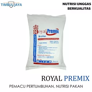 PENGGEMUK AYAM ROYAL PREMIX 1Kg - penggemuk ayam bangkok - penggemuk ayam joper - penggmuk ayam kate - premix ayam - premix pakan ayam - penggemuk ayam broiler