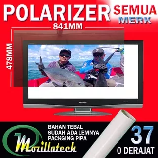 POLARIZER LCD 37 INCH POLARIZER LCD LG  SHARP  SONY TOSHIBA  POLARIS 37 0 DERAJAT SEMUA MERK