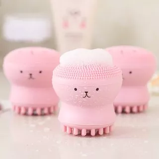 Silicone Face Cleansing Brush Facial Cleanser Pore Exfoliator Face Cleaner Scrub Washing Brush Skin Care tool