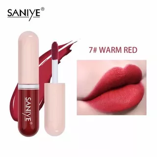 SANIYE Lip Tint Mini Matte Capsule Shape Liquid Lipstik 12 Warna