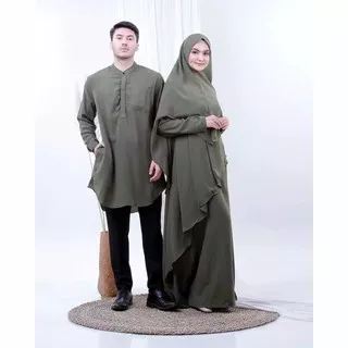 Gamis couple Mariam Set hijab syar`i Suami Istri baju couple pasangan gamis couple pasangan couple muslim