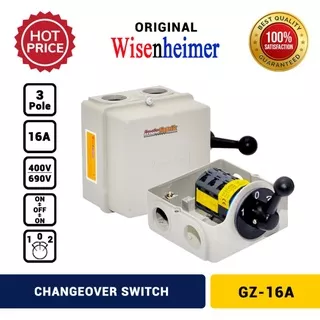 Change Over Switch 3P 16A untuk Genset Wisenheimer
