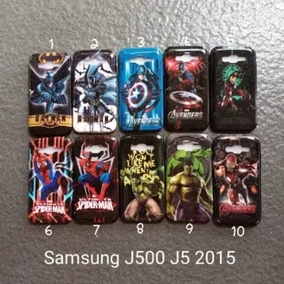 Case gambar Samsung J5 . J500 . J5 2015 motif cowok ( 4 motif ) soft softcase softshell silikon cover casing kesing housing