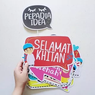 ORIGINAL KHITANAN SUNATAN ICON PHOTO PROPS PHOTOBOOTH AKSESORIS DEKORASI KODE 656