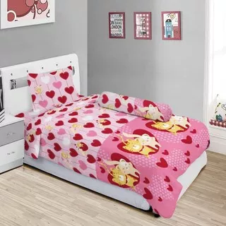 Sprei Lady Rose Cat Love - Ukuran 100x200 & 120x200