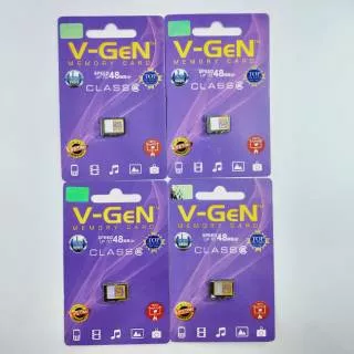 Micro SD Vgen 4GB 8GB 16GB 32GB Micro SDHC Memory Card Original Garansi Resmi