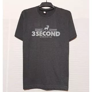 KAOS 3SECOND GRADE ORI T-SHIRT Three Second PREMIUM QUALITY FASHION PRIA KAOS DISTRO KAOS COWOK