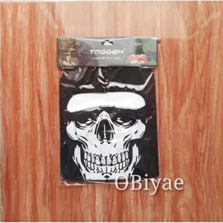 MASKER NINJA MOTIF TENGKORAK - Masker Motor Full Face - Masker Model N