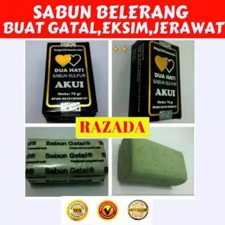 Sabun Belerang / Sabun Sulfur Akui / Sabun Gatal Jerawat Eksim Panu