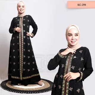 New Abaya Gamis Maxi Dress Arab Saudi Bordir Zephy Turki Umroh Dubai Turkey India Wanita Hitamjo 78