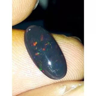 KALIMAYA BLACK OPAL SOLID ASLI BANTEN MANTAP MULUS