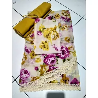 Mukena Katun Silky Poeti Aneka Motif Terbaru // mukenah cantik silky wanita premium