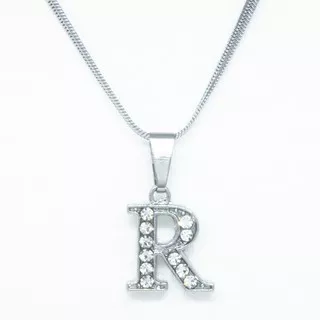 Kalung Wanita Alfabet Huruf Abjad / Women Alphabet Initial Necklace R NC43