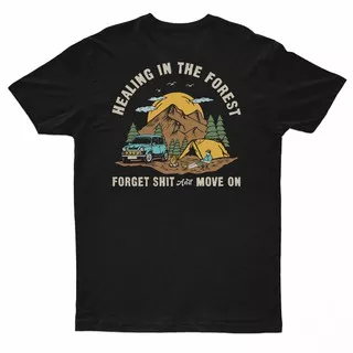 Feeling Good T-Shirt Healing In The Forest Black