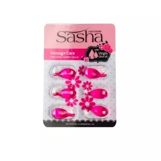 Sasha Vitamin Rambut Rusak dan rambut hitam / sasha hair vitamin rambut murah original /shasa