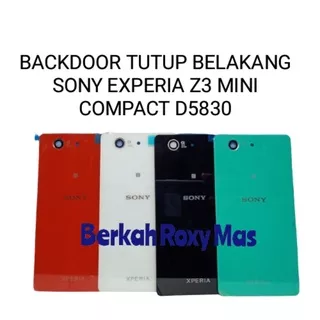 Backdoor Backcover Kesing Casing Kesing Housing Tutup Belakang Sony Xperia Z3 Mini Compact D5830 Original