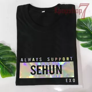 baju exo kaos exo tshirt always support exo hologram