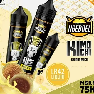 Liquid Ngeboel Banana Mochi 60ML 3MG Premium Liquid E Liquid Original