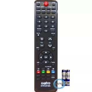 REMOT/REMOTE TV LCD/LED SANYO - Free 2 Pcs Baterai