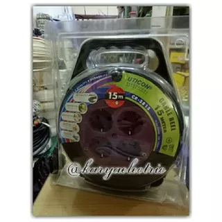 Kabel Roll / Stop Kontak 4lubang 15METER UTICON CR-2815