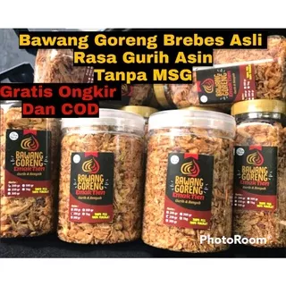 Bawang Goreng Asli Brebes Isi 200gr Dan 250gram / Bagor Brebes Super Terlaris Bawang Goreng Emak Tien Kualitas Premium Enak Gurih Renyah Dan Tanpa Bahan Pengawet MSG