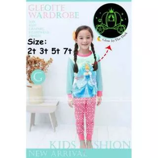 Gw Glow in The Dark Princess Pajamas - 133  G