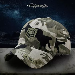 Topi Tactical Army Original | Topi Militer Laki Laki Dewasa | Topi Camo Army | Topi Loreng Tentara