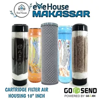 Makassar V72 Cartridge saringan filter air CTO, Carbon Manganese, Silica sand, GAC dan resin