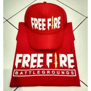 BAJU FREEFIRE KAOS FREE FIRE MERAH KAOS GAME GARENA