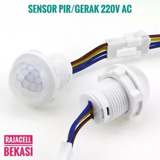 Sensor PIR infrared 220V AC 100W Sensor Gerak Saklar Lampu Otomatis