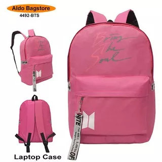 TAS BACKPACK KPOP BTS PINK / TAS RANSEL KPOP BTS / TAS SEKOLAH - TAS HANGOUT