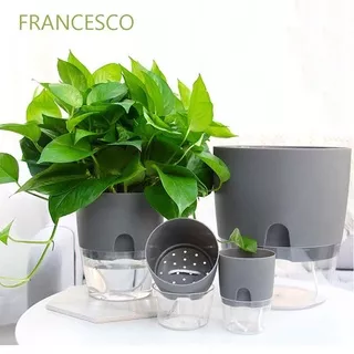 FRANCESCO Indoor Flower Pots Double layer Home Decor Plant Pot Garden Purifying air Outdoor Succulents Hydroponic Green Dill Planters
