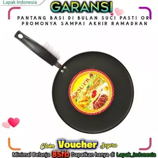Round Grill Pan Supra 30 Cm Anti Lengket Kebab Lumpia Crepes Lapisan Teflon