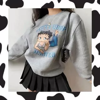 betty boop crewneck.2 - y2k - y2k betty boop