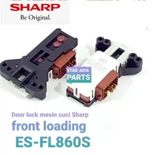 Door lock mesin cuci Sharp front loading ES-FL860S
