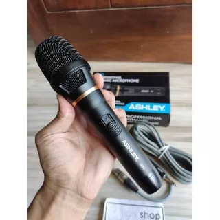 Mic Dynamic Kabel Ashley i200 i 200 Mik Vokal Kabel i200 Ashley HITAM